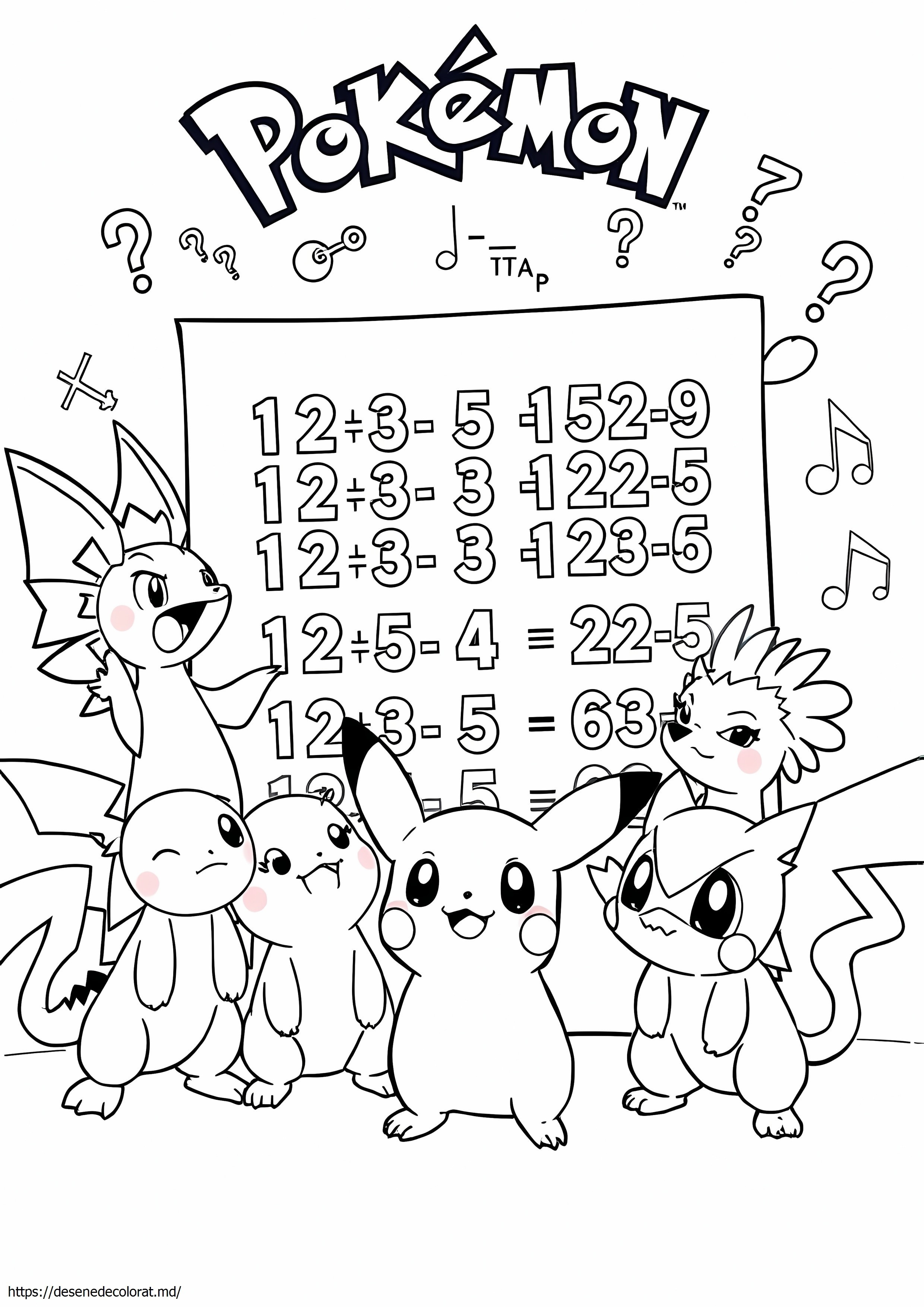 Matematica pokemon