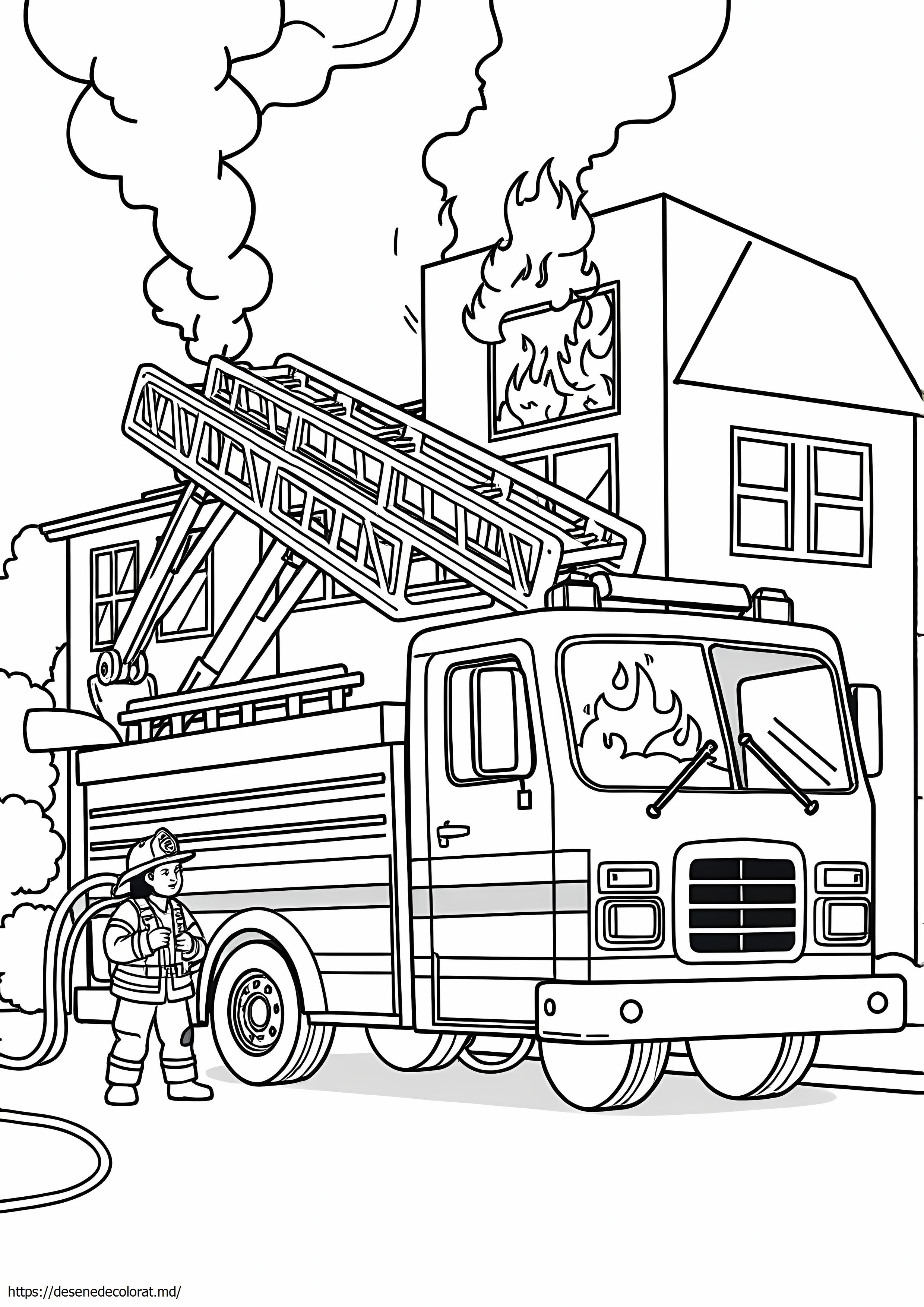 Camion de pompieri
