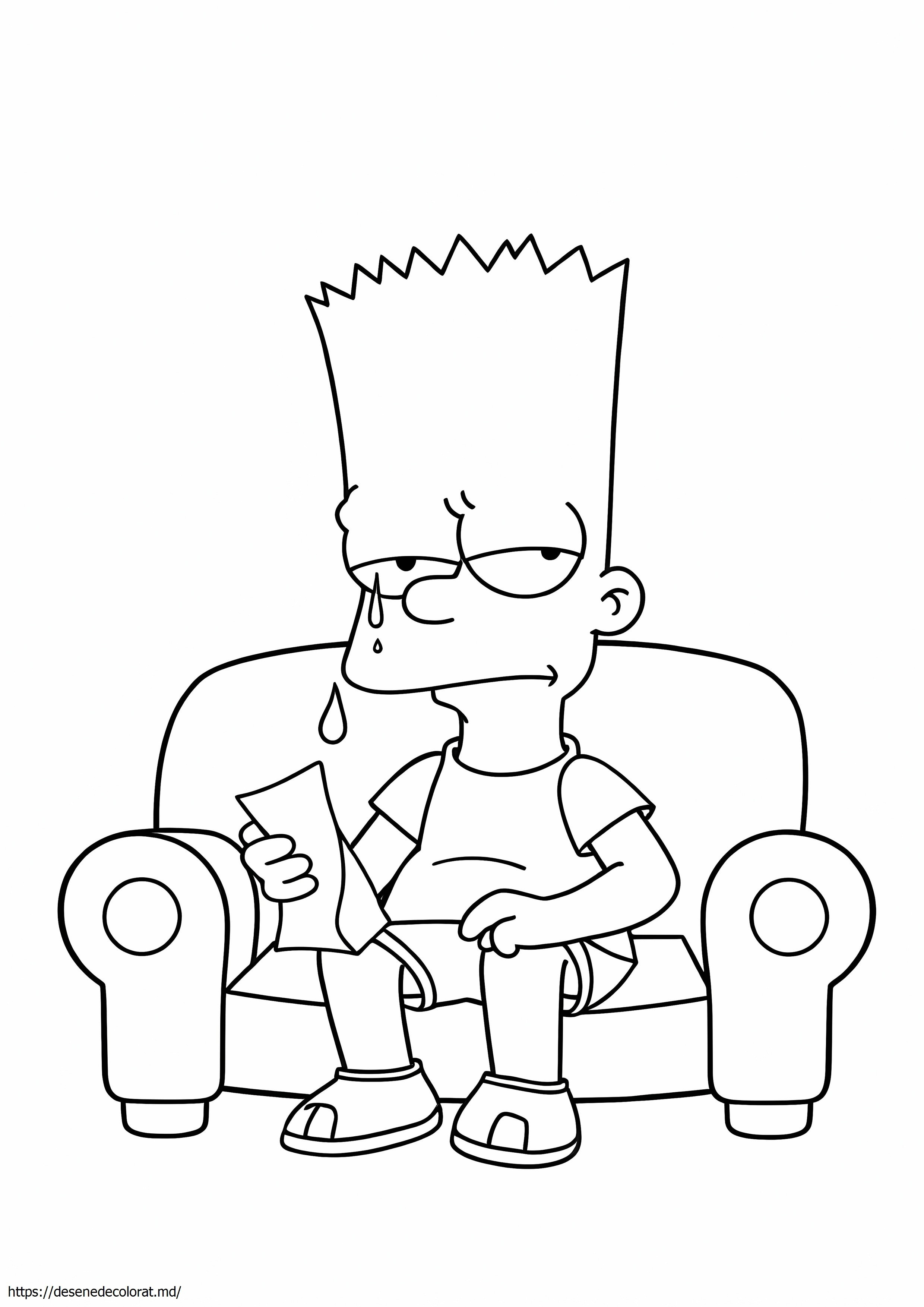 Trist Bart Simpson