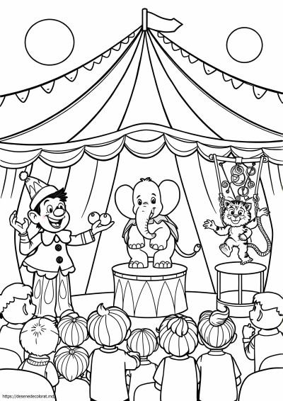 Scena de circ