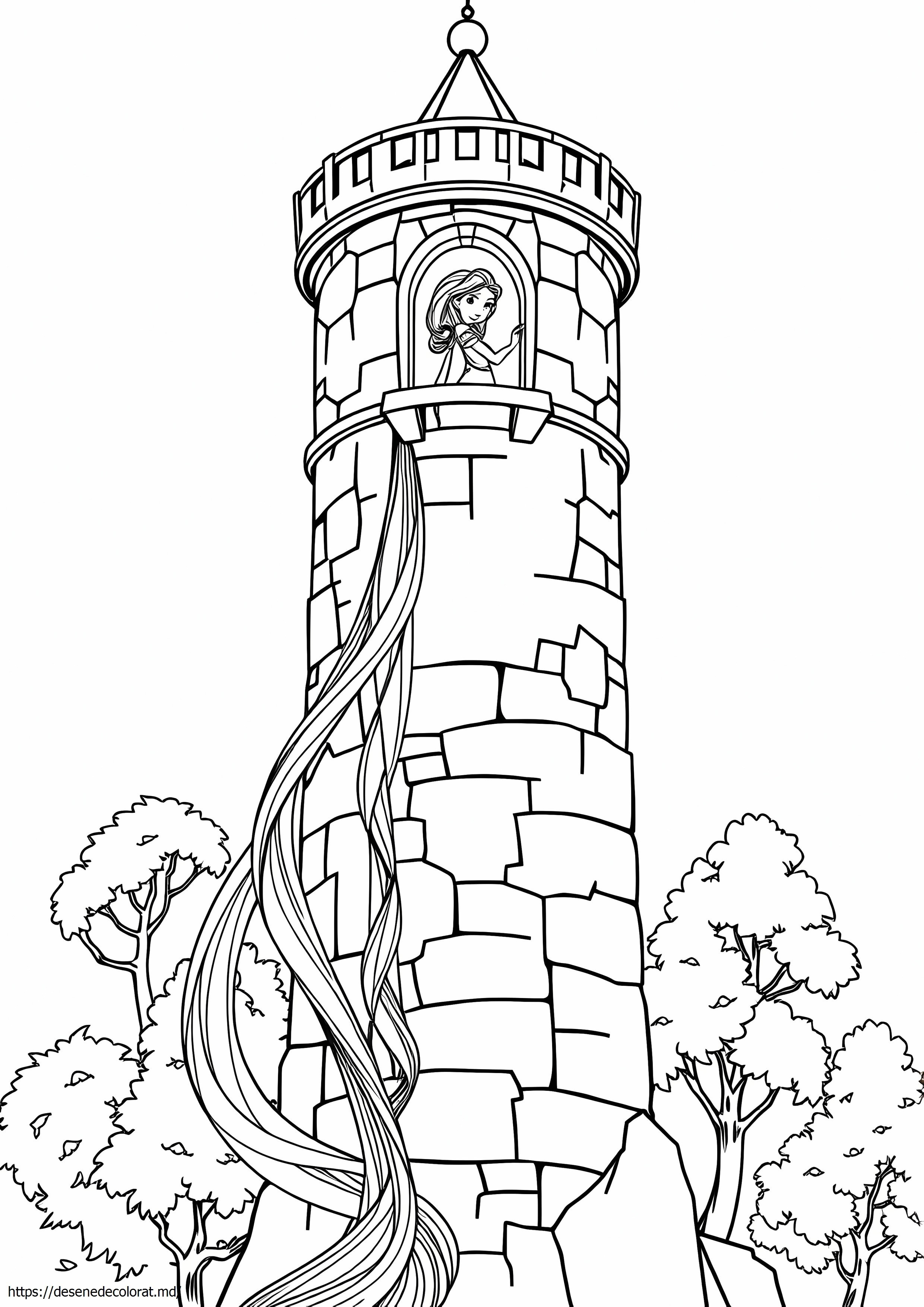 Turnul rapunzel încâlcit