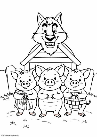 3 porci mici