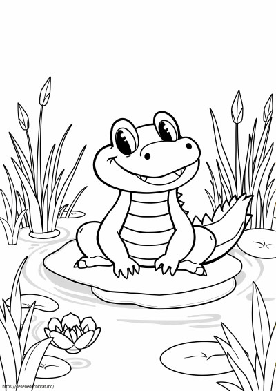Aligator drăguț