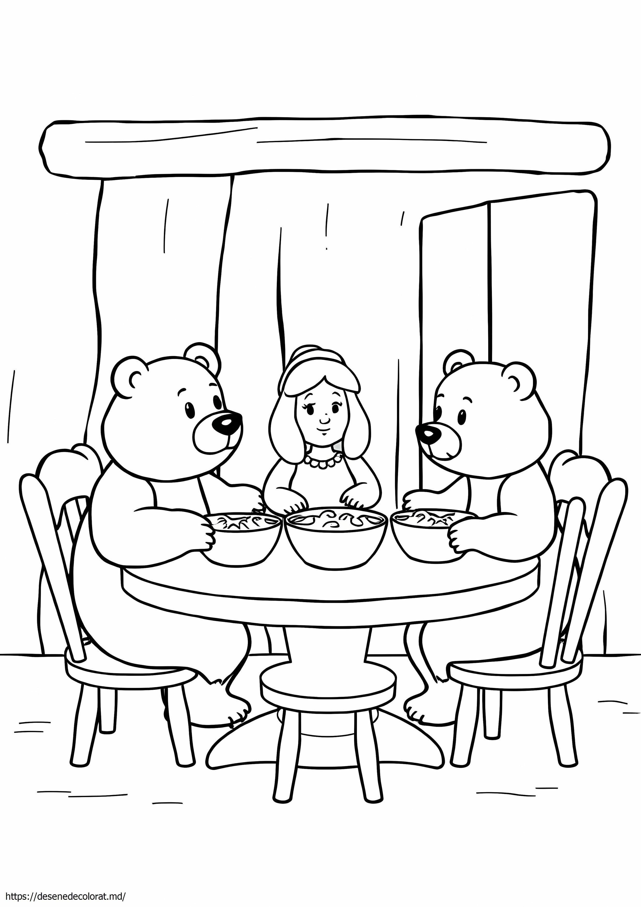 Goldilocks trei urși