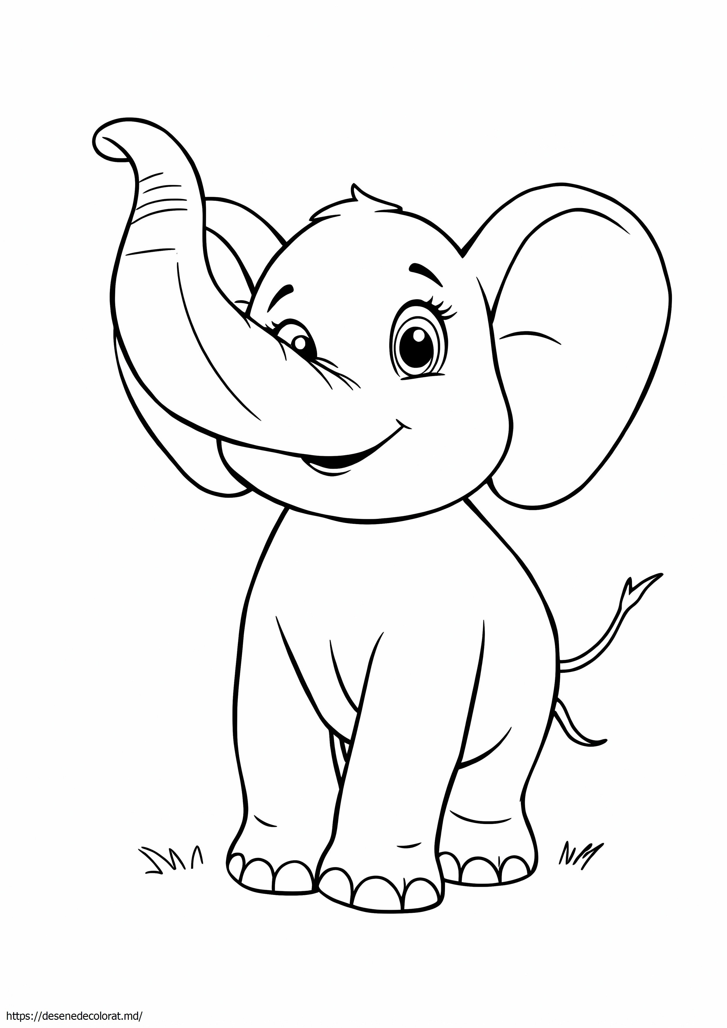 Drăguț pui de elefant