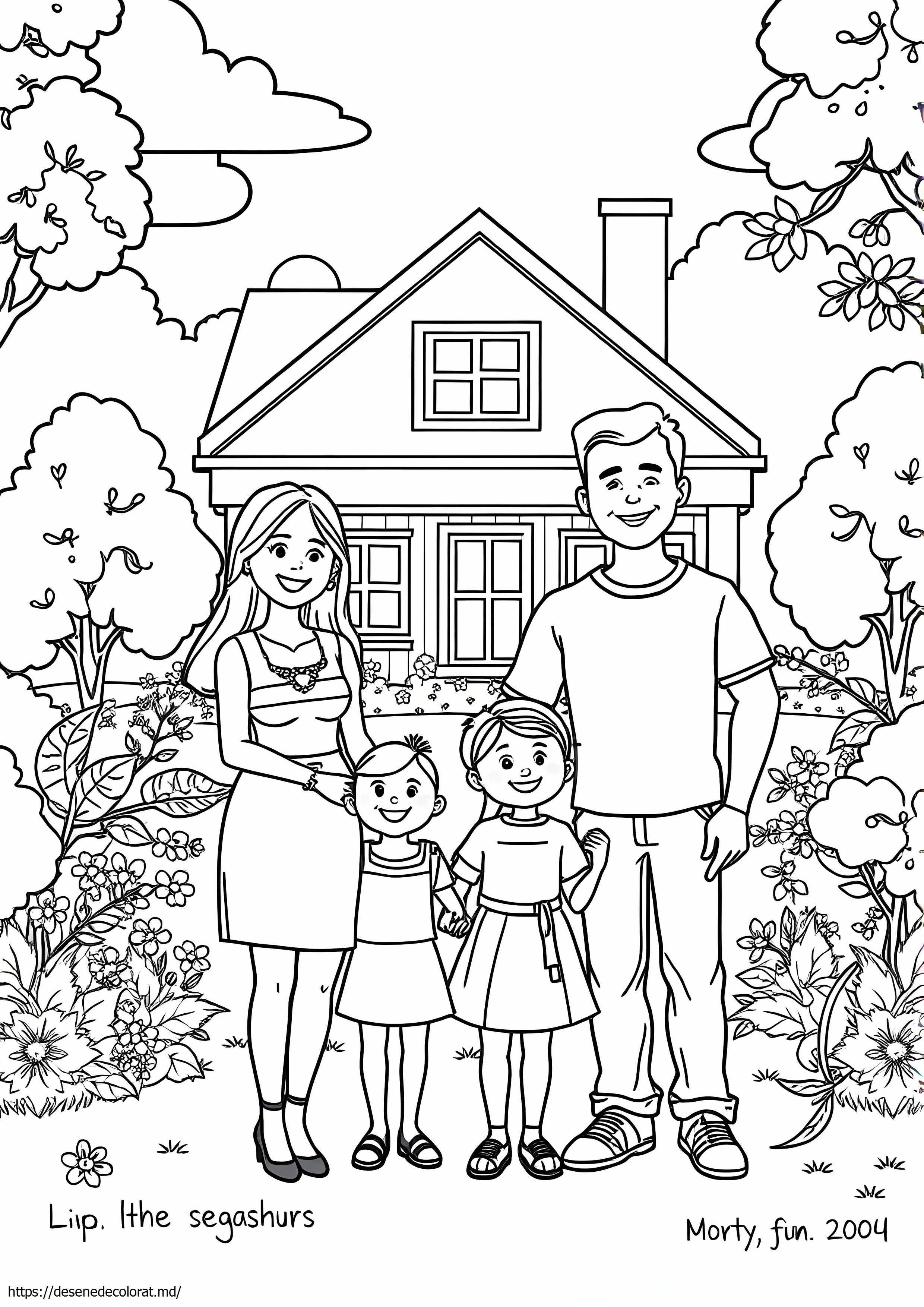 Familie de patru