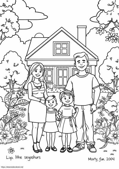 Familie de patru