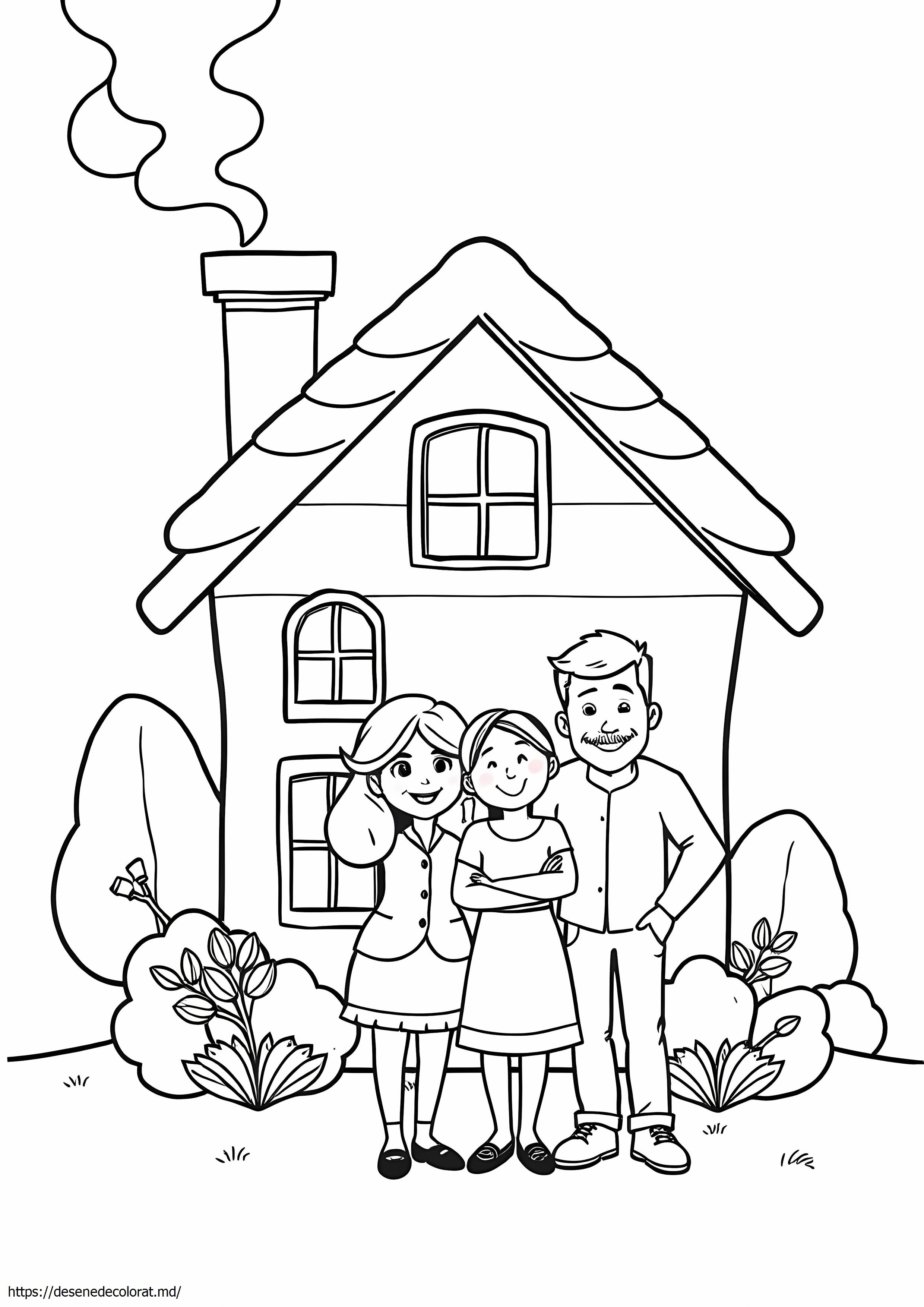 Casa cu familia