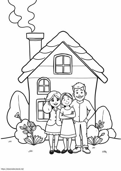 Casa cu familia
