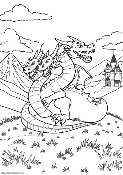 Dragon cu 10 capete