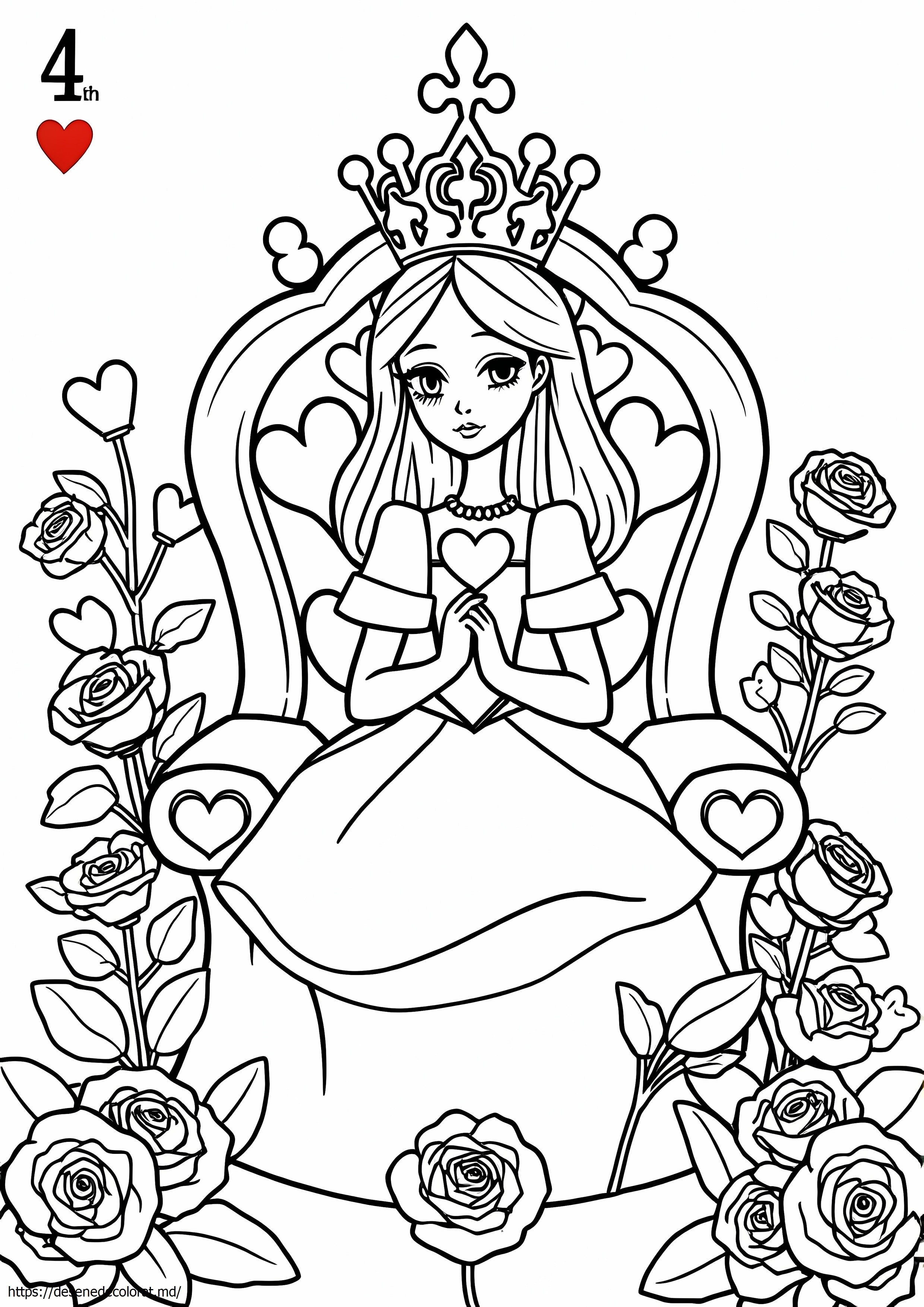 Alice in tara minunilor regina inimilor