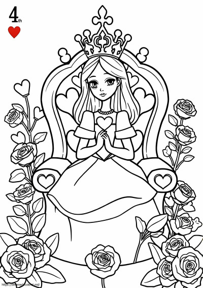 Alice in tara minunilor regina inimilor