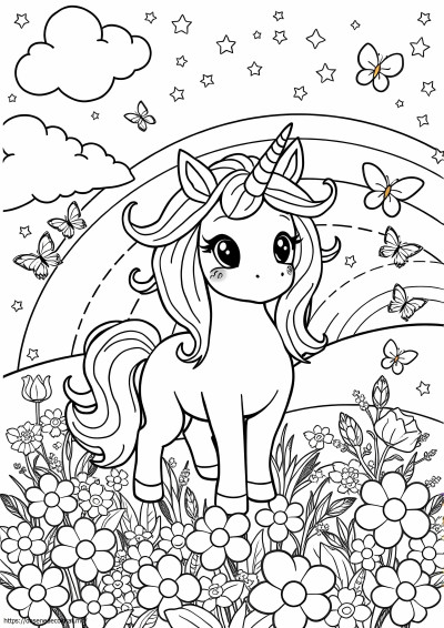 Anime unicorn