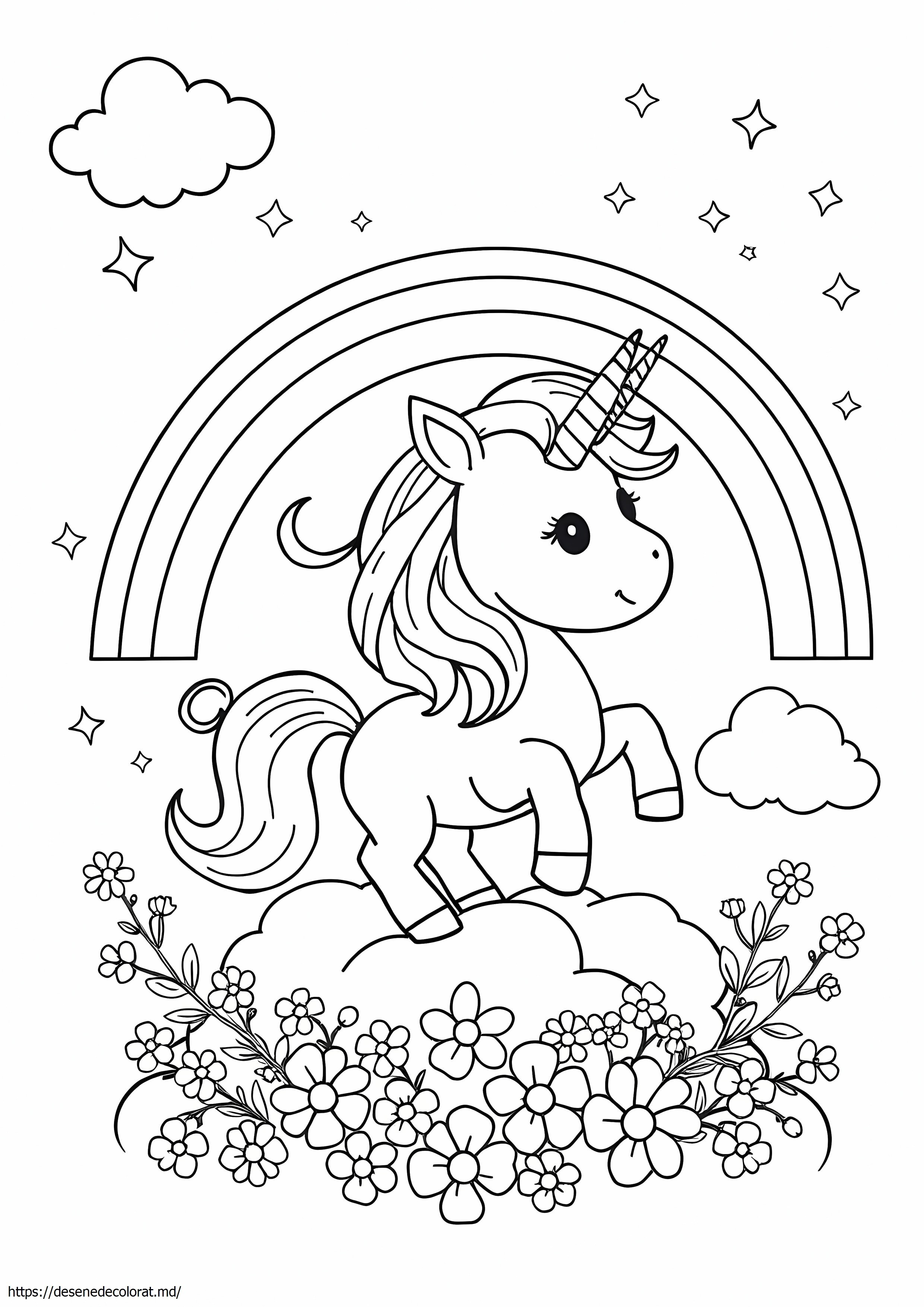 Unicorn din desene animate