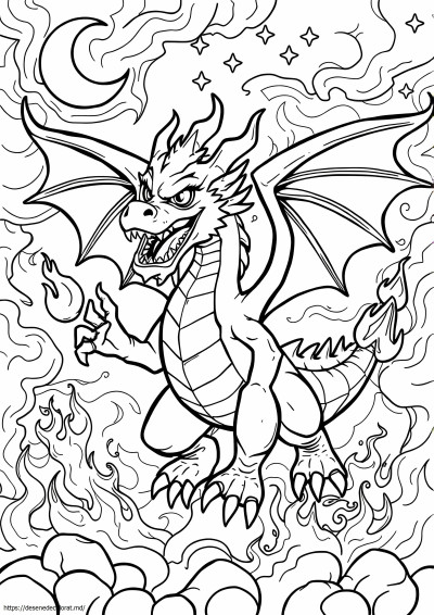Dragon de foc cool