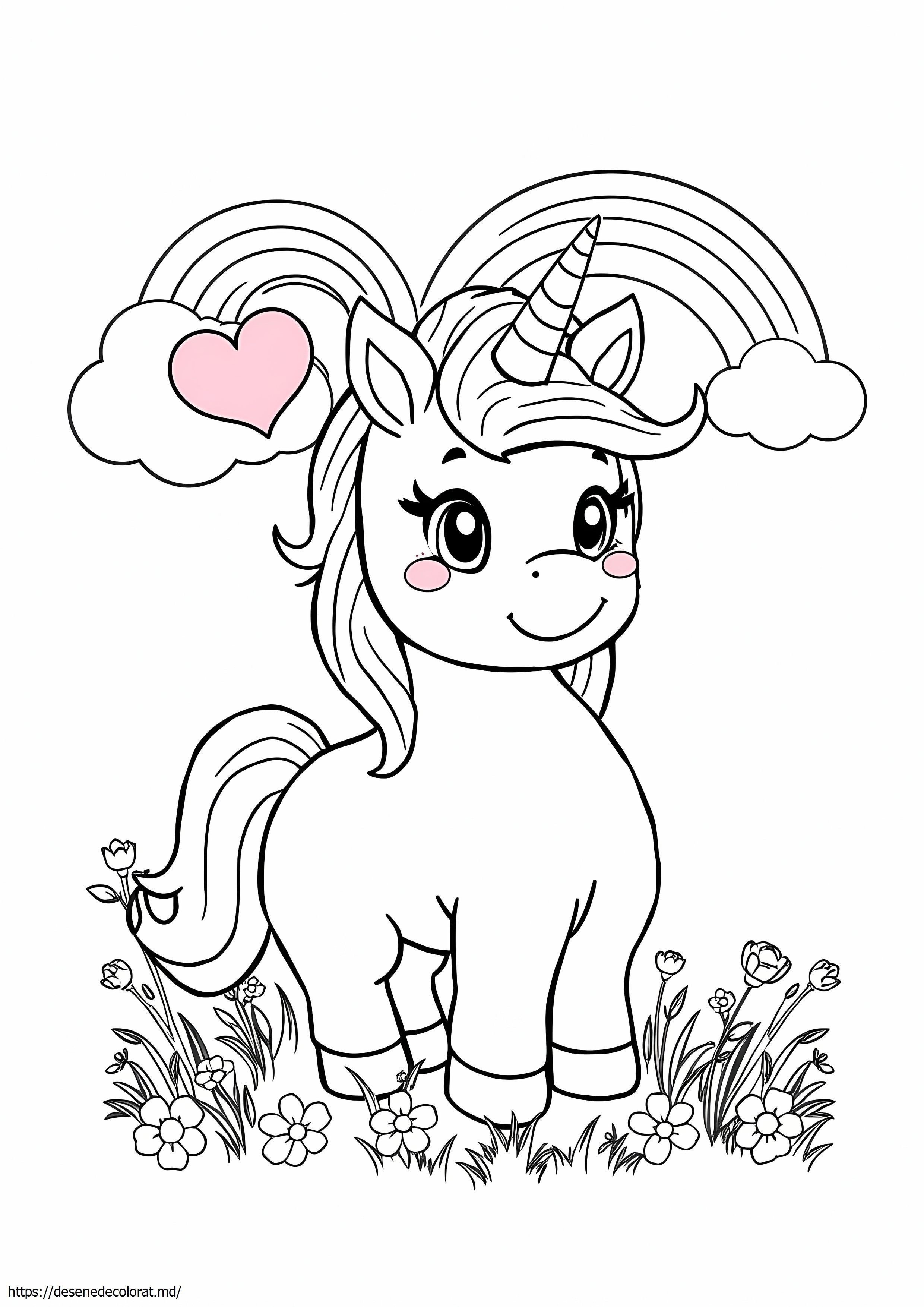 Drăguț copil unicorn