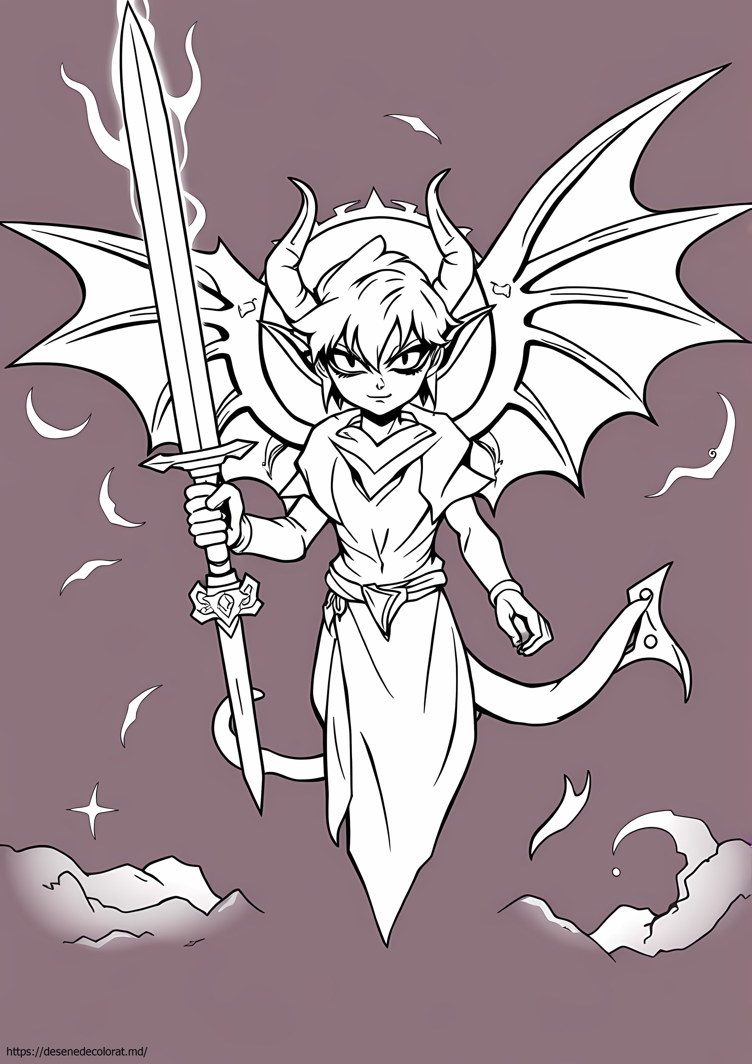 Demon dark angel anime