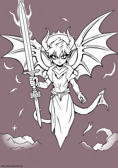 Demon dark angel anime