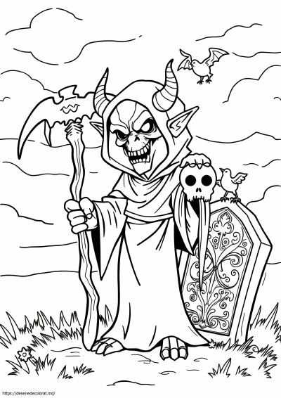 Demon grim reaper