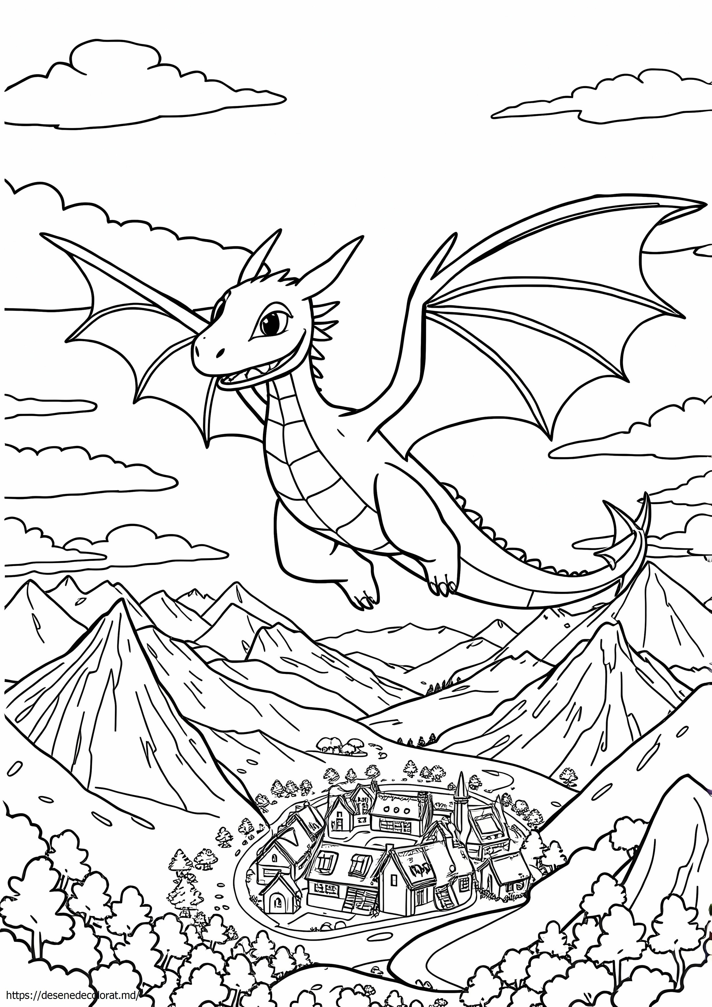 Dragonii salvează călăreți aripi