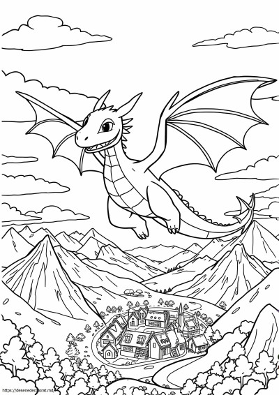 Dragonii salvează călăreți aripi