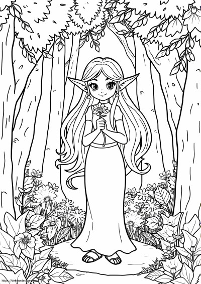 Elf femeie