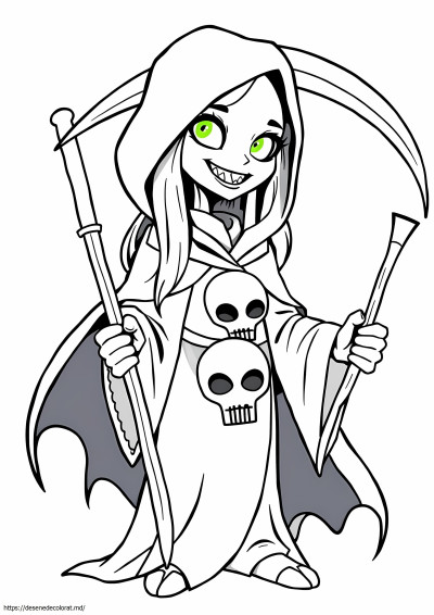 Femeie grim reaper