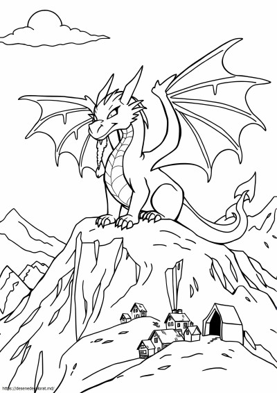 Dragon cu aripi de gheață