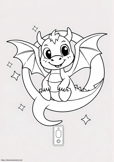 Dragon de lumină de noapte
