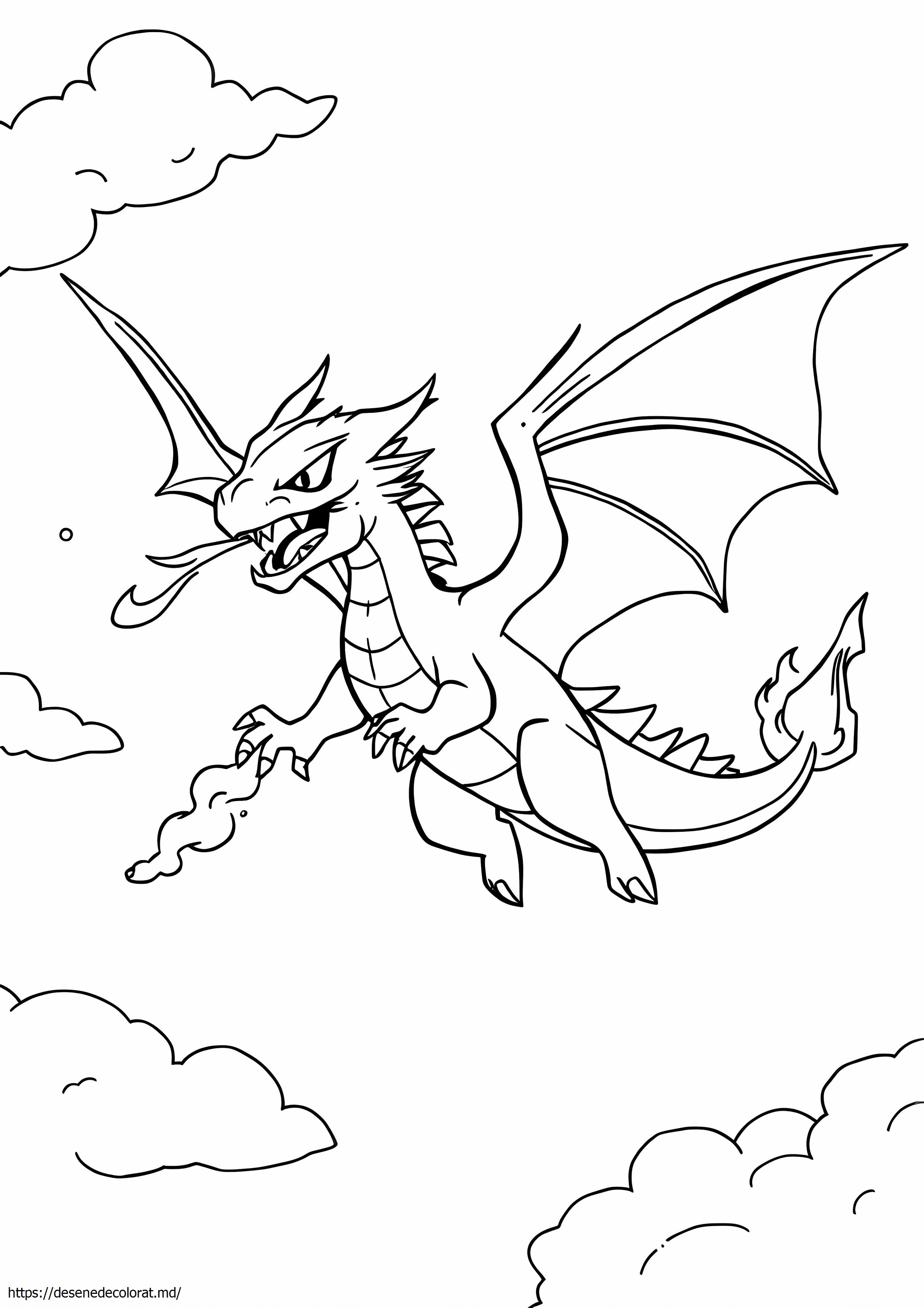 Dragon de foc aripi de noapte
