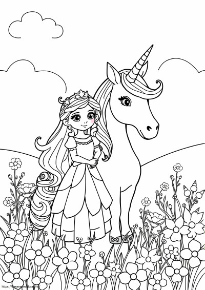 Prințesă și unicorn