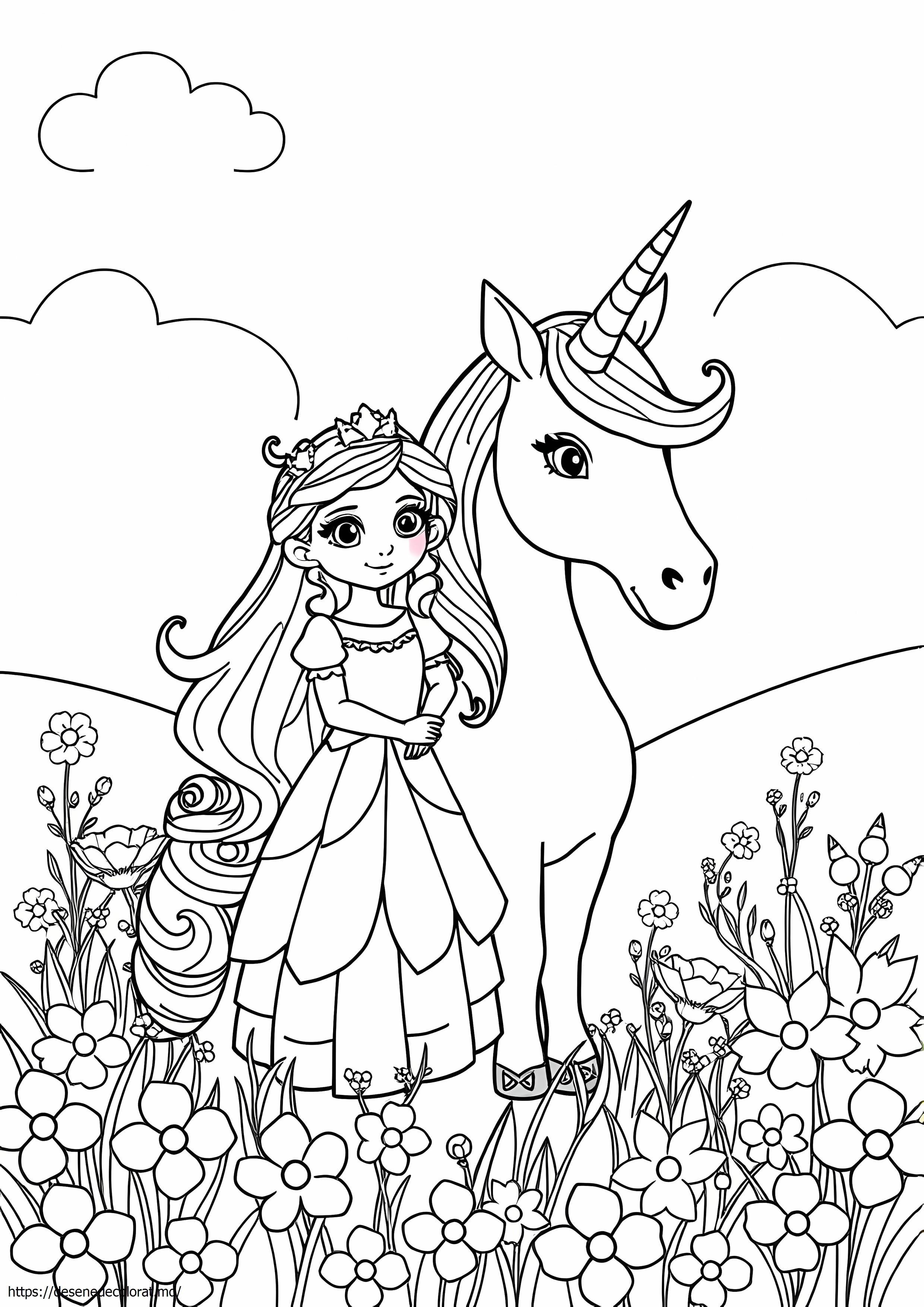 Prințesă și unicorn