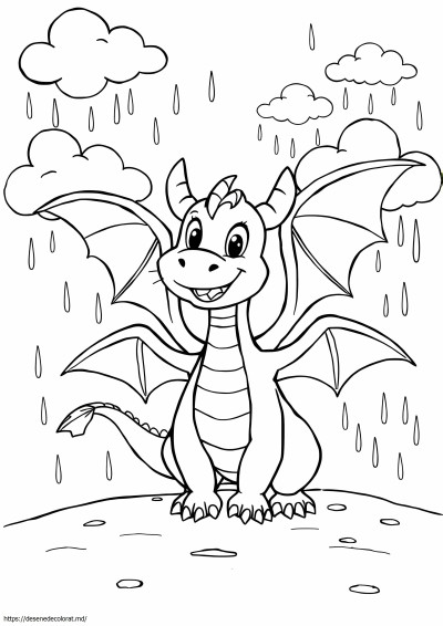 Dragon cu aripi de ploaie