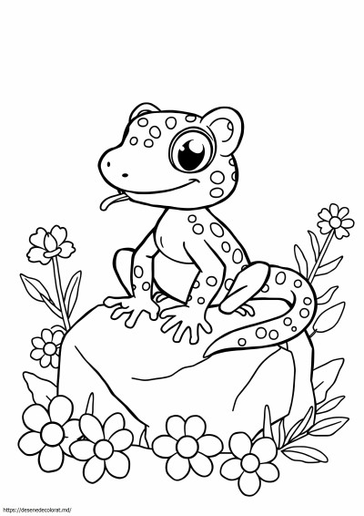 Drăguț gecko leopard