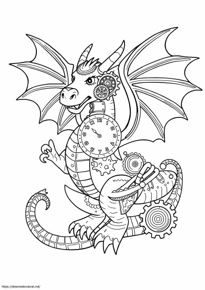 Dragon steampunk