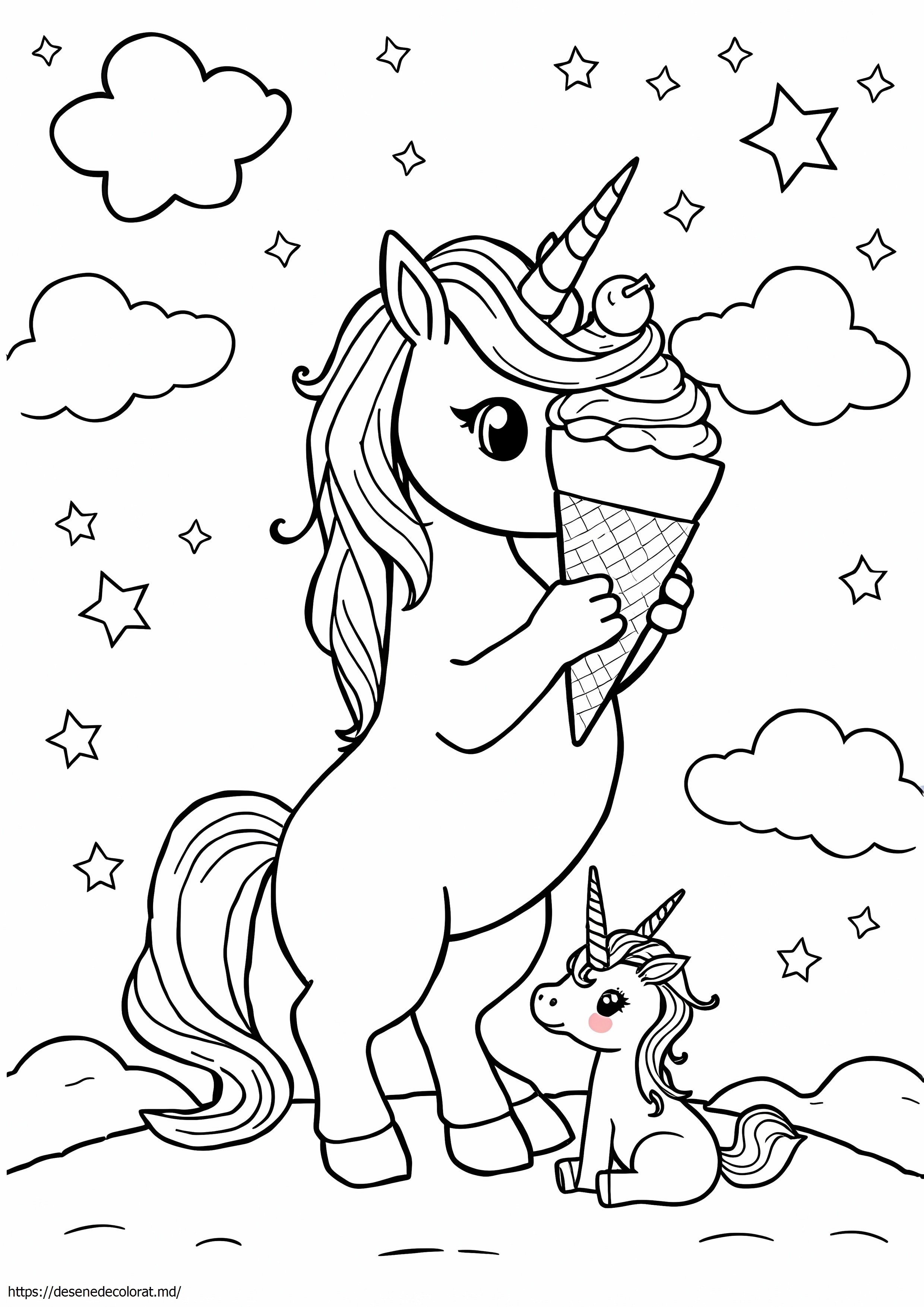 Inghetata de unicorn