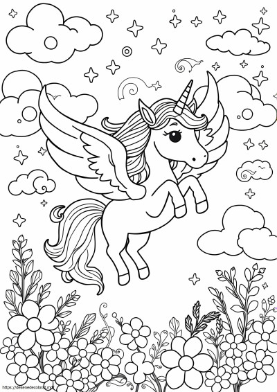 Unicorn cu aripi