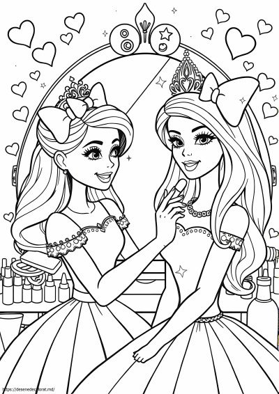 Machiaj barbie