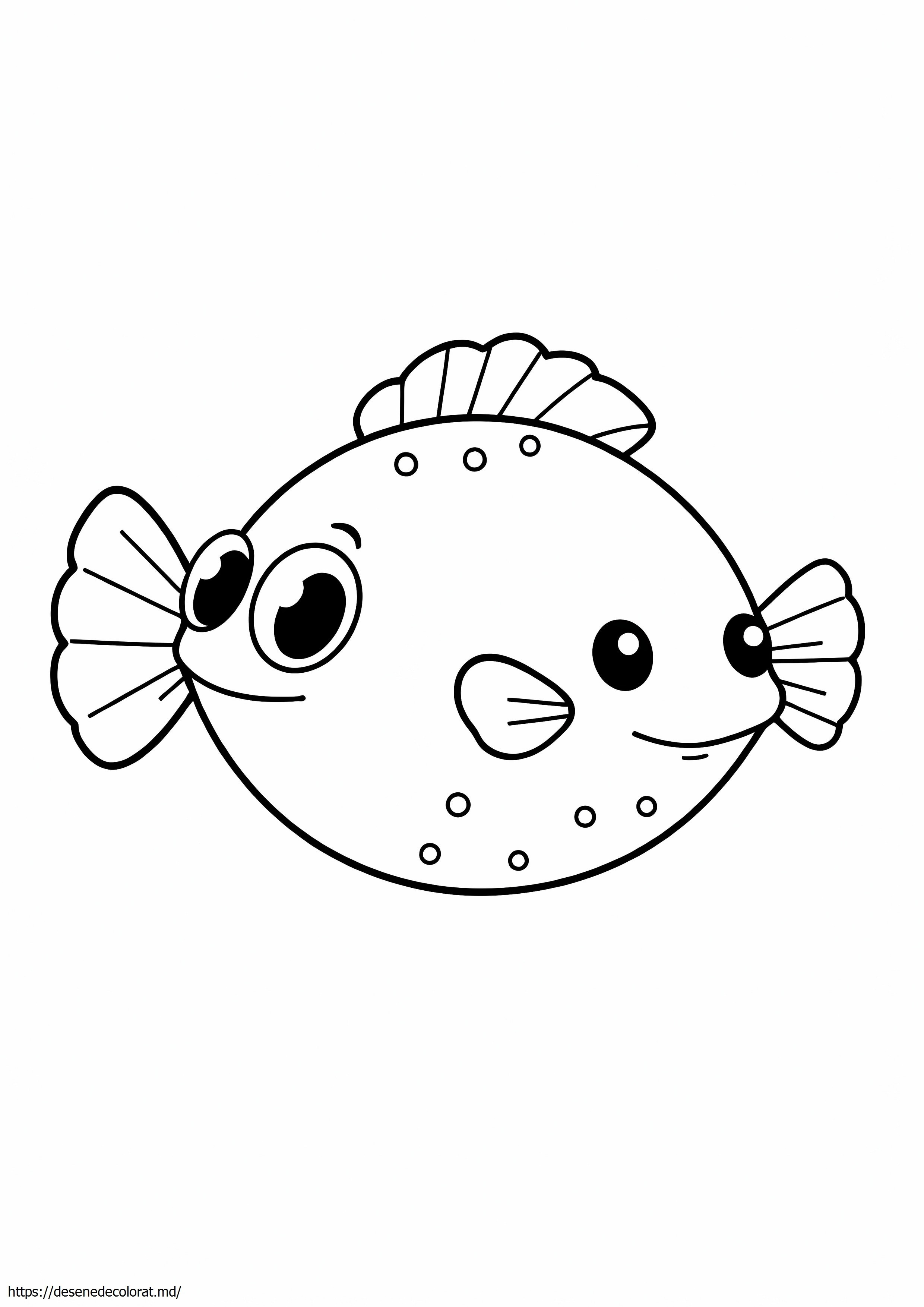 Drăguț pește-puffer