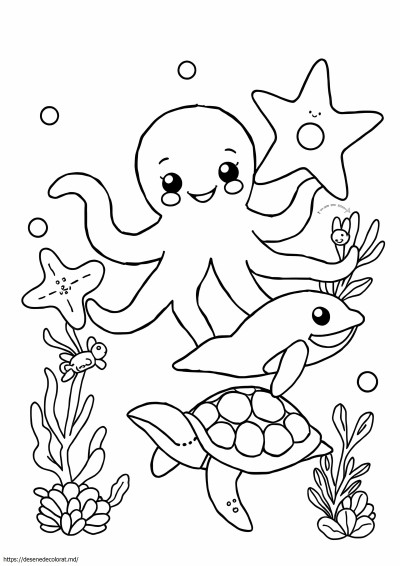 Drăguțe creaturi marine