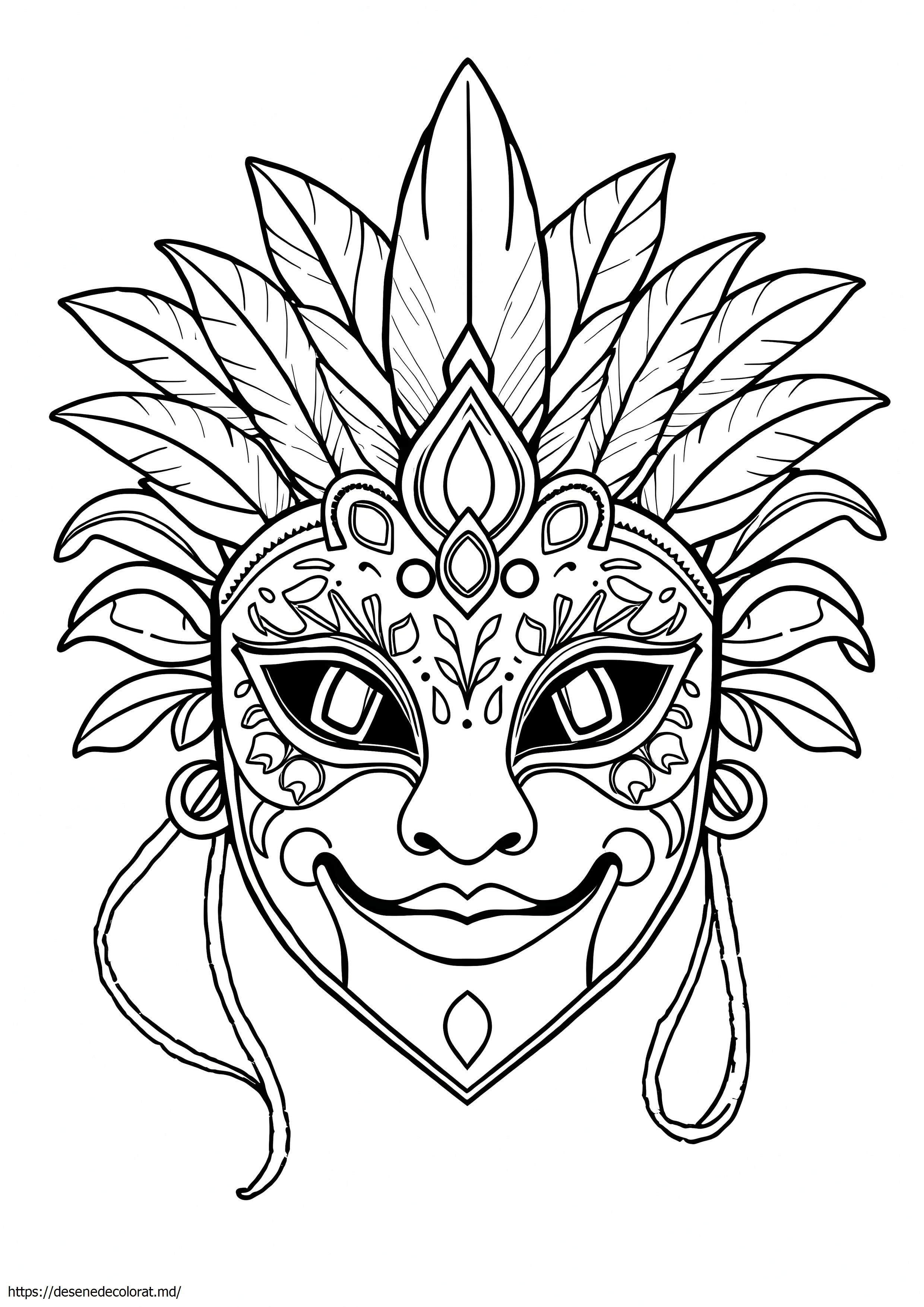 Masca de carnaval brazil carnaval