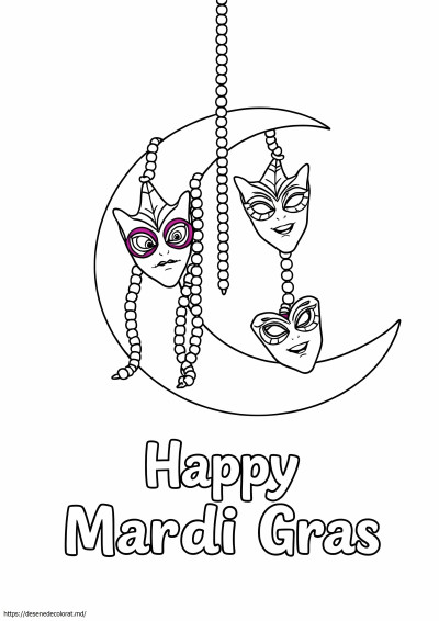 Mardi gras fericit