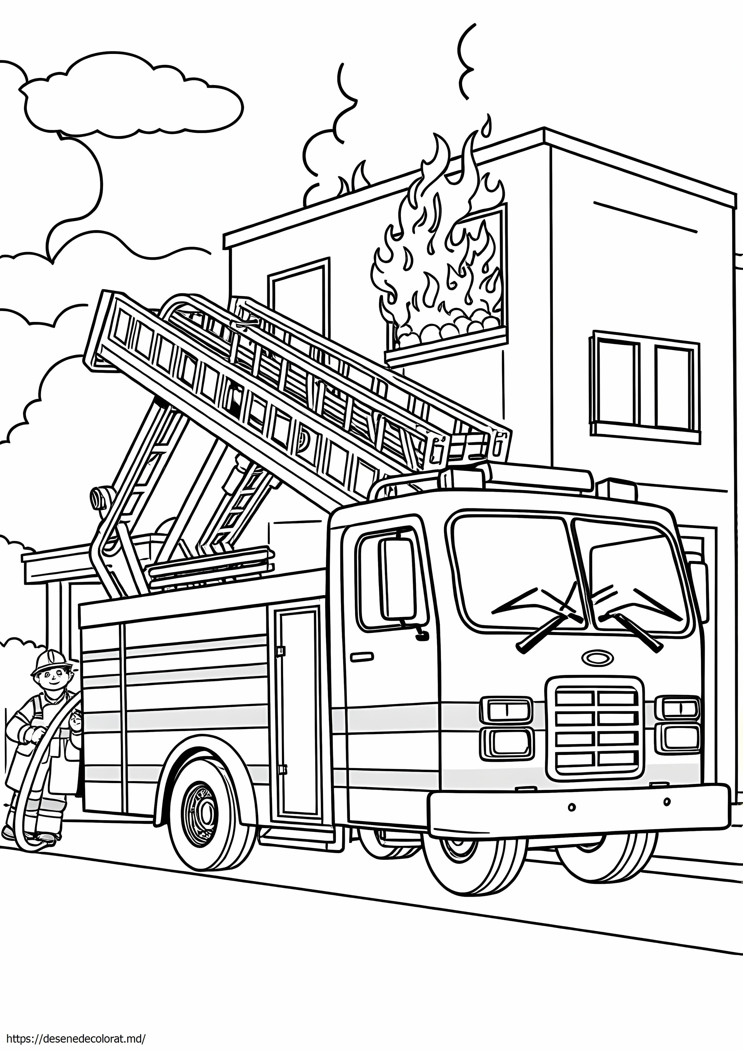 Camion de pompieri