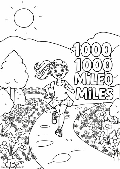 1000 de mile alergând