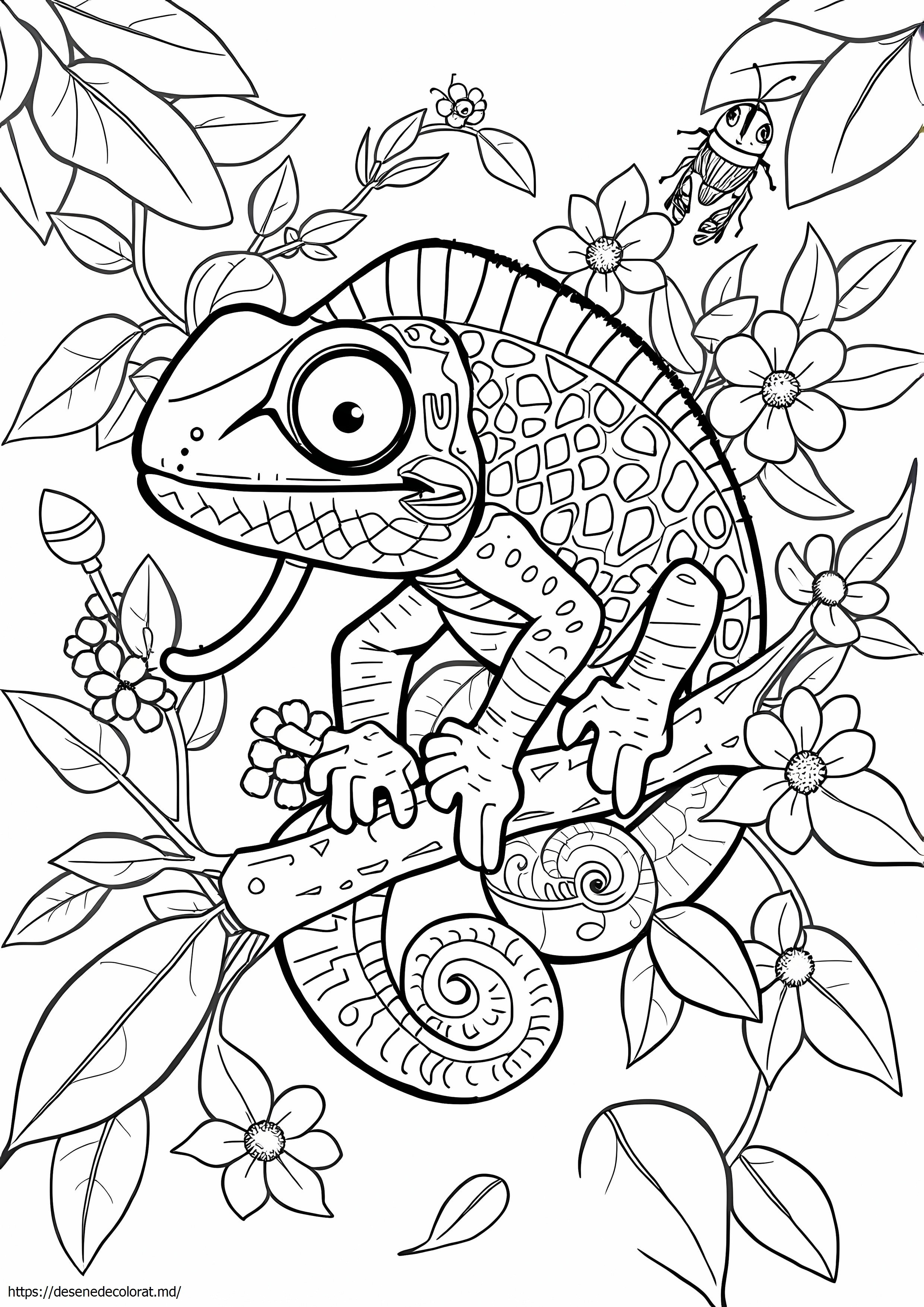 Cameleon detaliat