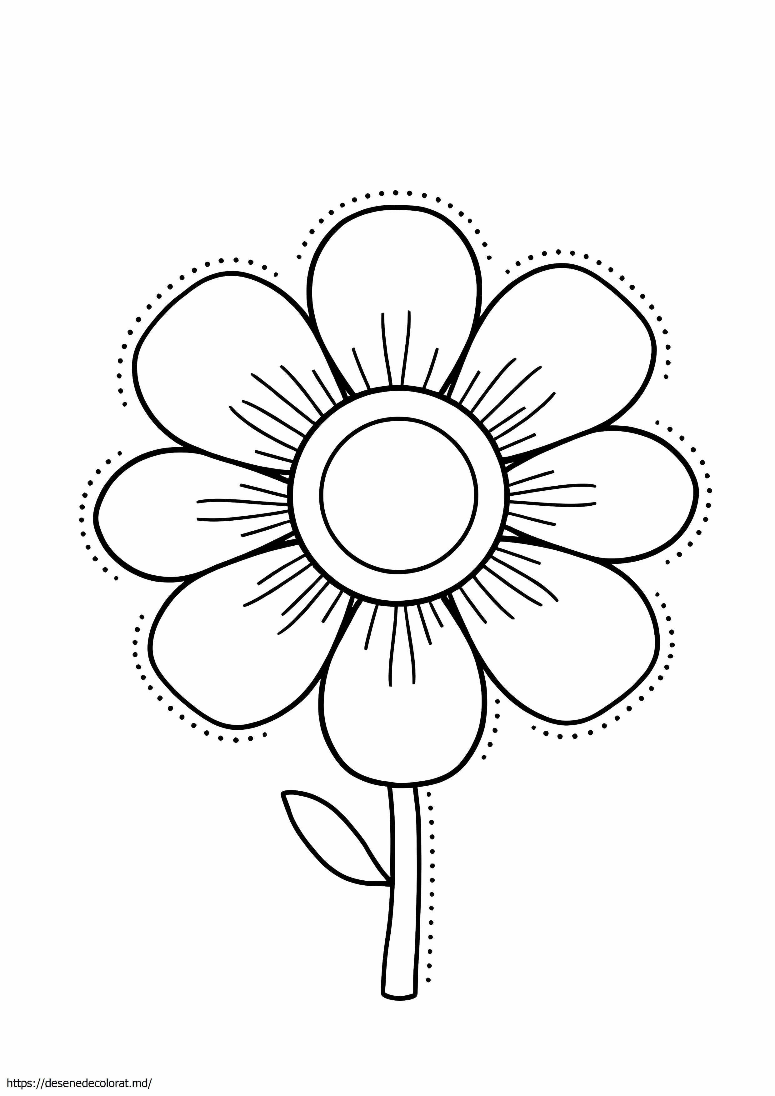 O floare de artă punct