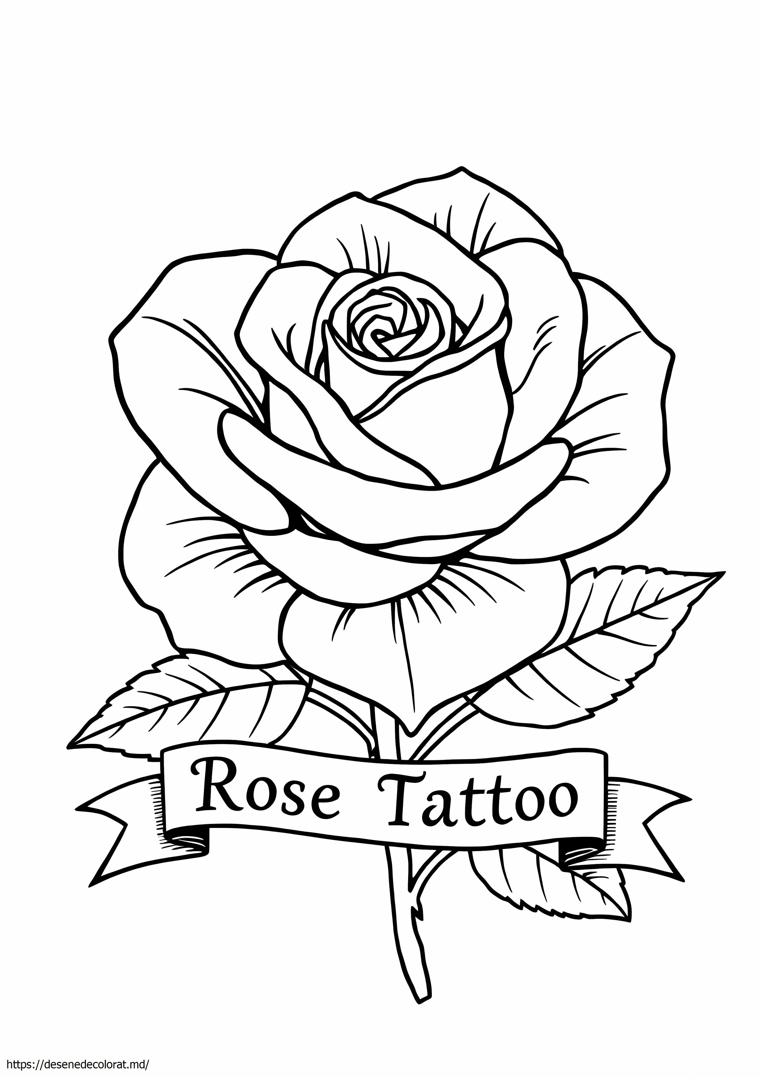 Tatuaj trandafir