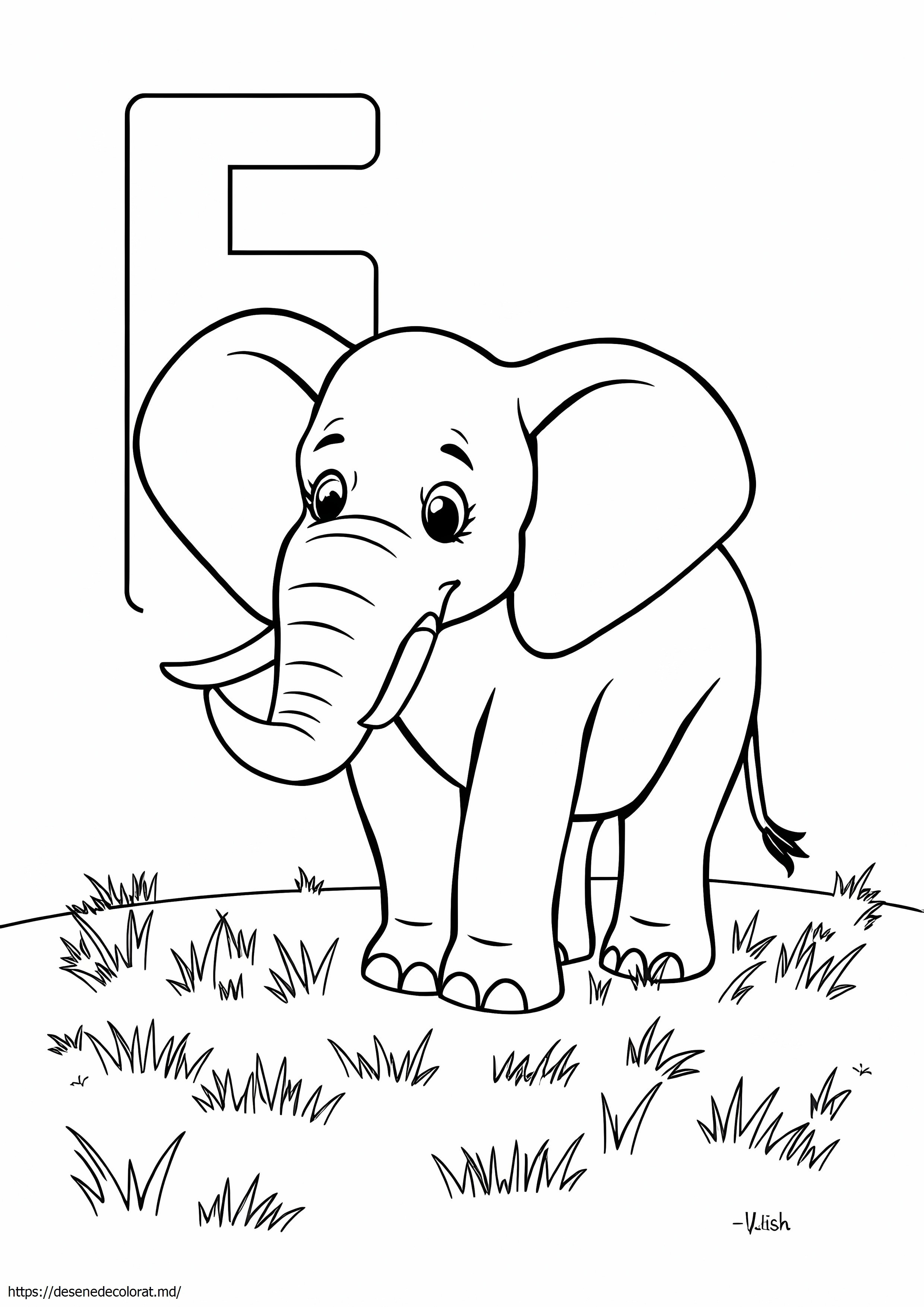 E pentru elefant