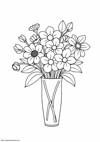Simplu buchet de flori