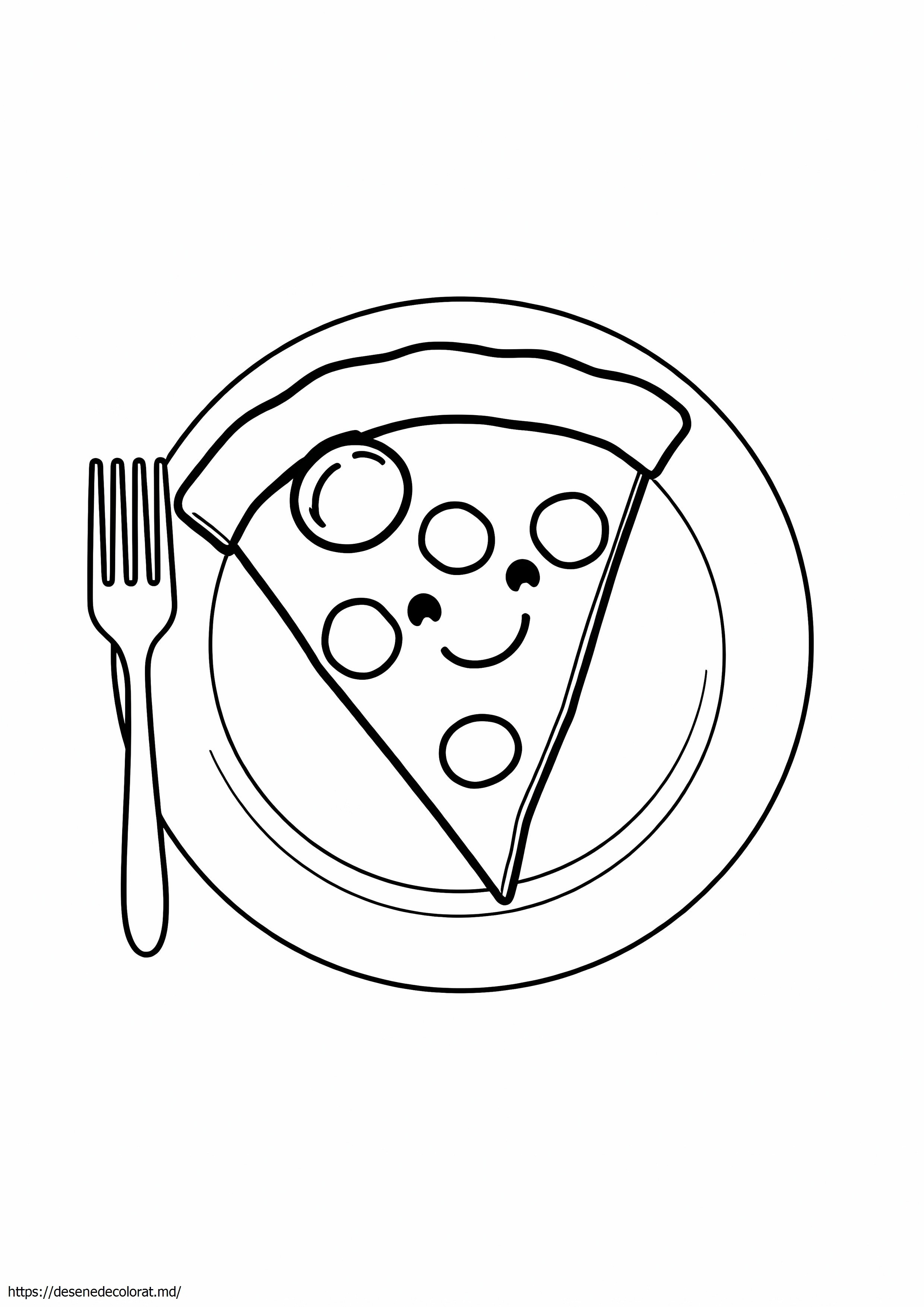 O bucată de pizza